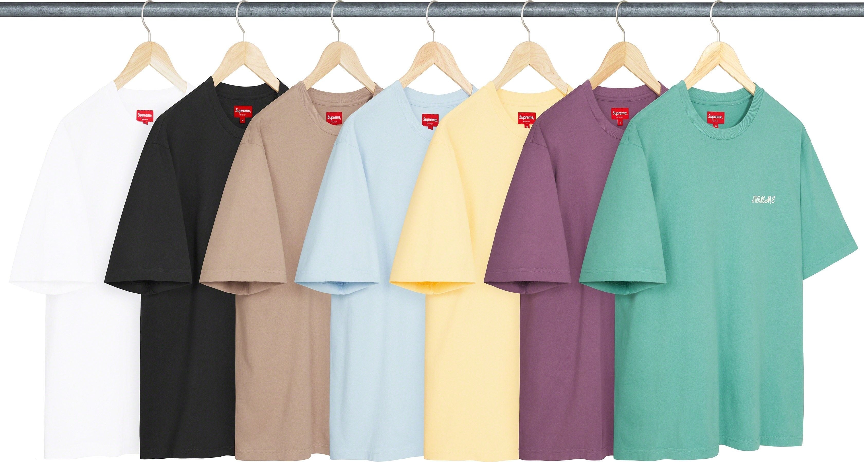 Washed Script S/S Top